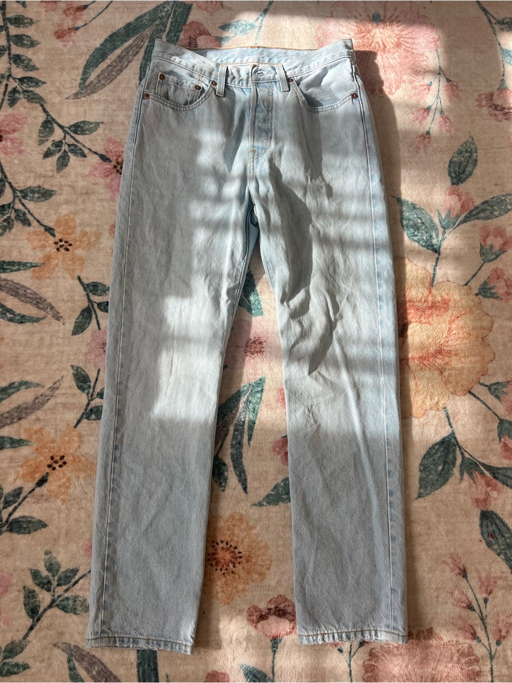 Levi's Light Blue Slim Straight Jeans 27" W 30" L